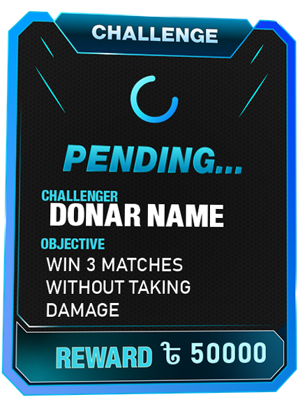 Pending challenge card